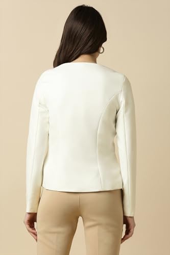 Allen Solly Women's Blazer (AHBZWRGF247649_White