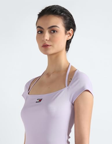 Tommy Hilfiger Womens Purple Color Dress (S)