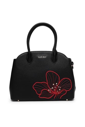 Allen Solly Womens embroidered black HANDBAG