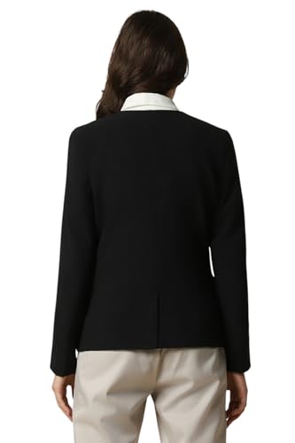 Allen Solly Women's Blazer (AHBZWRGFF08285_Black
