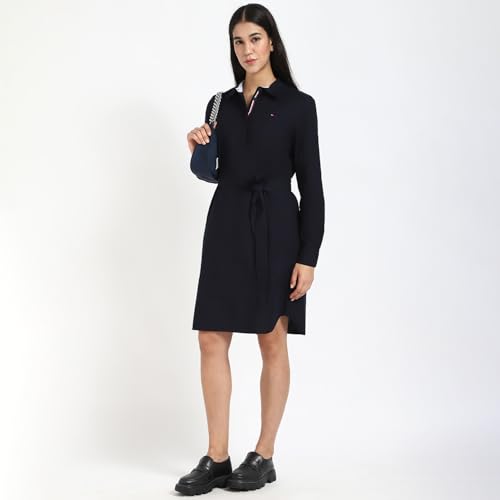Tommy Hilfiger Womens Blue Color Dress (XS)
