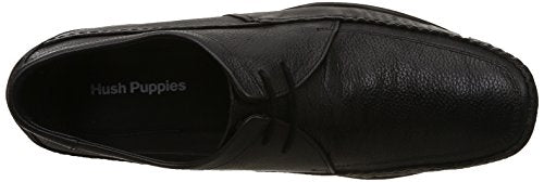 Hush Puppies Mens Spencer Plain Black Uniform Dress Shoe - 8 UK (8246768)