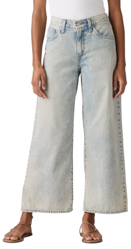 Levi's Women's Middy Wide Leg Ankle Jeans, (New) a Little Hazy (Lightweight) (Non-Stretch), (New) a Little Hazy (Lightweight) (Non-stretch), 27