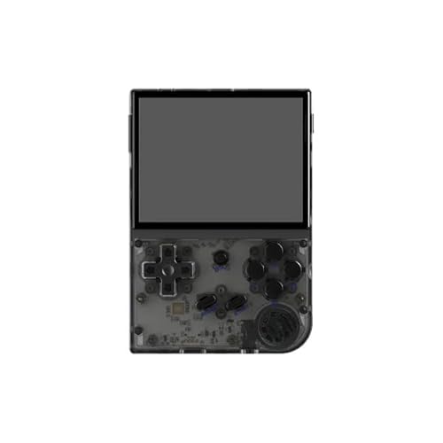 New World RG35XX Handheld Game Console Support HDMI and TV Output 3.5 Inch IPS Screen 64G TF Card 6800+ Classic Games Capacity 2600mAh Battery Anbe-rnic Black
