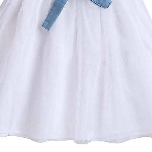 Hopscotch Girls Cotton Solid Cold-Shoulder Sleeves A-Line Knee Length Casual Dresses In Blue Color For Ages 3-4 Years (EWE-3113584)