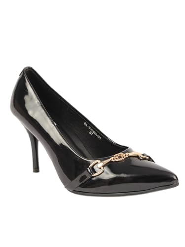 ELLE Women Pump,Black,UK-8