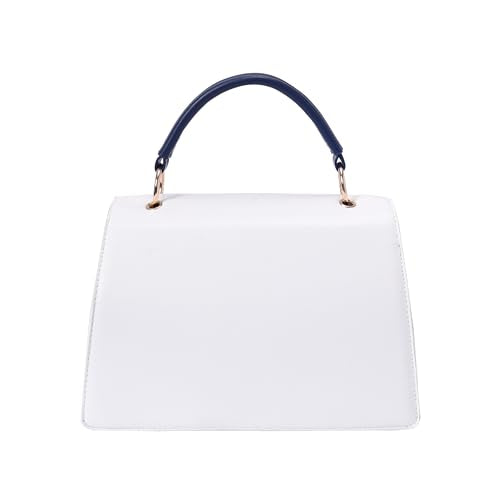 Lino Perros Women's White Sachtel Polyurethane Bag