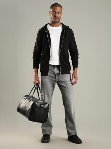 Tommy Hilfiger Men's A-Line Coat (S26HMHK014_Black_XS)