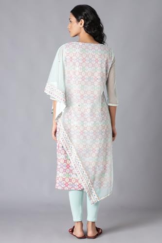 W for Woman Women's 100% Viscose Kurta & Tight (22FEWS18145-119153_Dark Pink_XS)