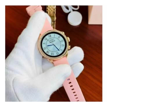 DAXIO ENTERPRISES GEN 9 Smart Watch Specially Made for Girls & Women with Multi Features and Watch Faces, Music Smartwatch (Golden Strap, 1.30 Inch AMOLED Sunlight Proof Display)