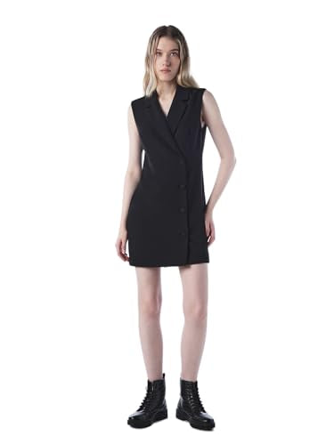 ONLY Women's Solid Blazer Dresses Black Dress