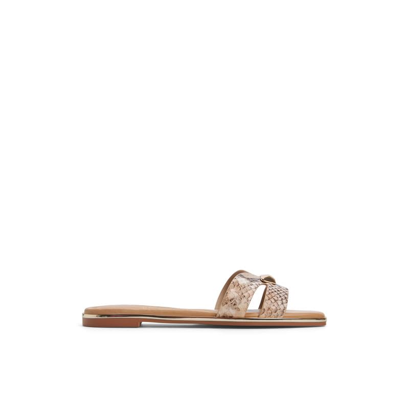 Aldo KHARINE-IN967 Women Brown Multi Flat Sandals