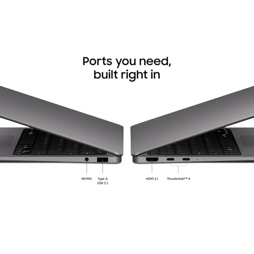 Samsung Galaxy Book6 Pro (Gray, 16GB RAM, 512GB SSD) | Intel Core Ultra 7 (Series 3) | 14" WQXGA+ Dynamic AMOLED 2X | 30Hrs Battery Life | 120 Hz Refresh Rate | Dolby Atmos Stereo Speakers | AI PC