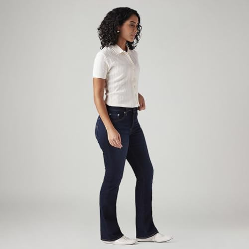 Women's 725 Dark-Blue Bootcut Fit High Rise Jeans