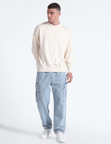 Oversized Solid Sweatshirt