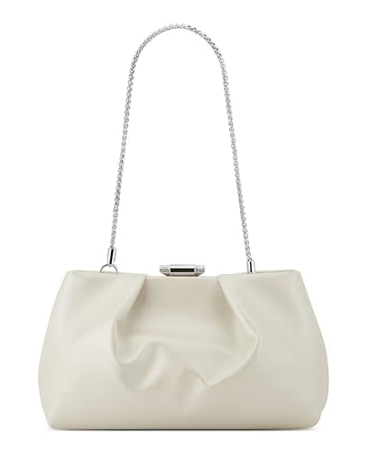 Nine West Women's Cramer Convertible Clutch, Pearl, Medium