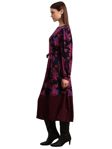 VERO MODA Women's Fit and Flare Black Dress