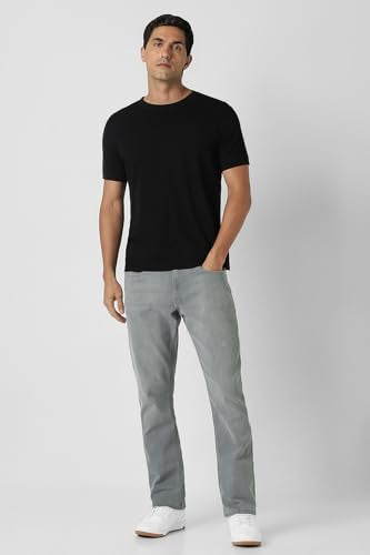 Van Heusen Men's Regular Jeans (VXDNCBTFC83726_Grey