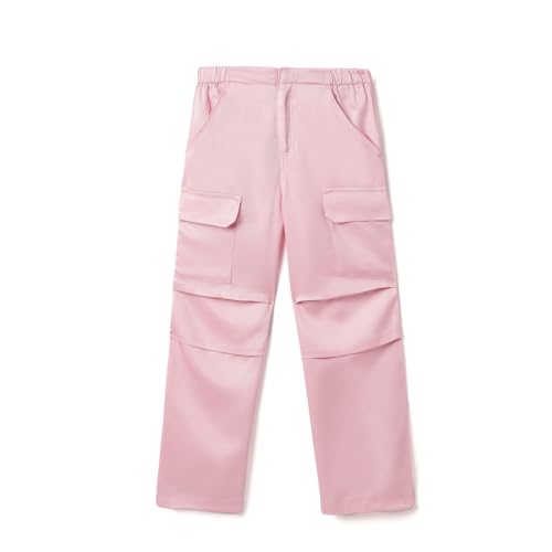 United Colors of Benetton Girl's Regular Trousers (25A4XZXCF04SGR13_Pink