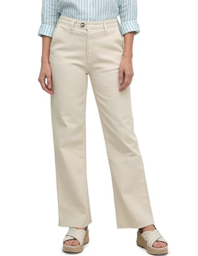 U.S. POLO ASSN. Mid Rise Straight Fit Jeans Ecru