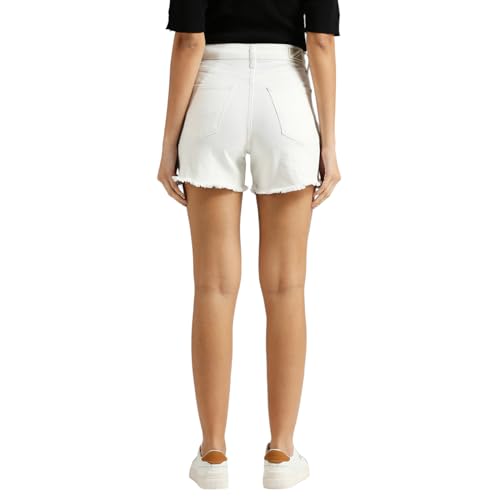 Pepe Jeans Women's Boyfriend Shorts (PL801148P578_White