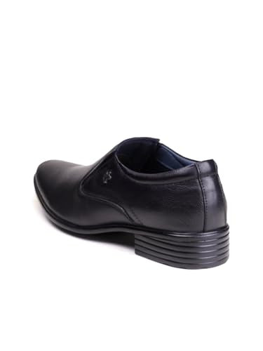 Buckaroo Genuine Leather Black Casual Shoes for Men: Velour