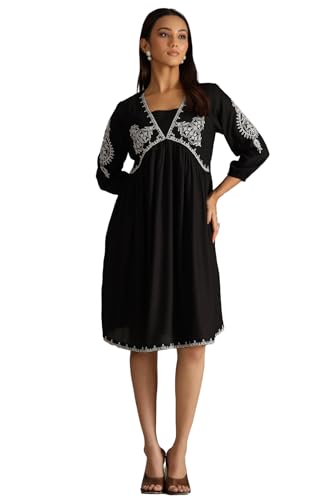 Soch Women's Rayon Maxi Dress (FWA5KU61432