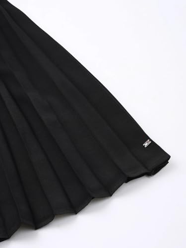 Regular Fit Solid High Rise Skirt