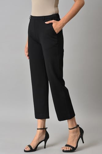 W for Woman Women's Regular Trouser (22FEW61492-210681W_Black
