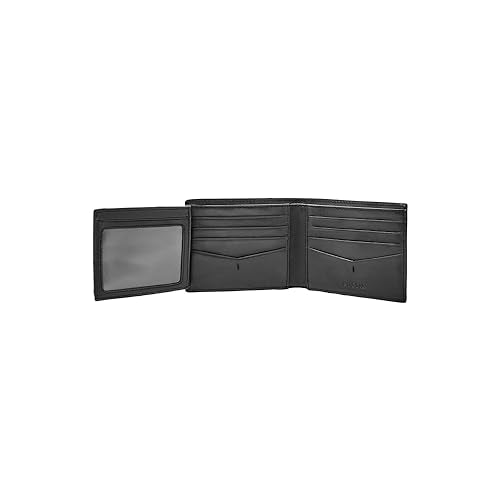 Fossil Mens Leather Allen Black Wallet SML1547001