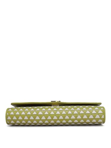 Da Milano Women's Leather Clutch - Green