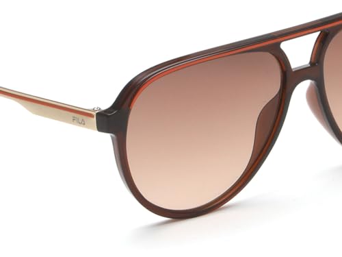 FILA 100% UV protected sunglasses for Men | Size- Large | Shape- Aviator | Model- SFI601K57900GSG