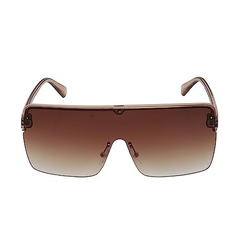 Carlton London Brown Toned UV Protected Shield Sunglasses For Women