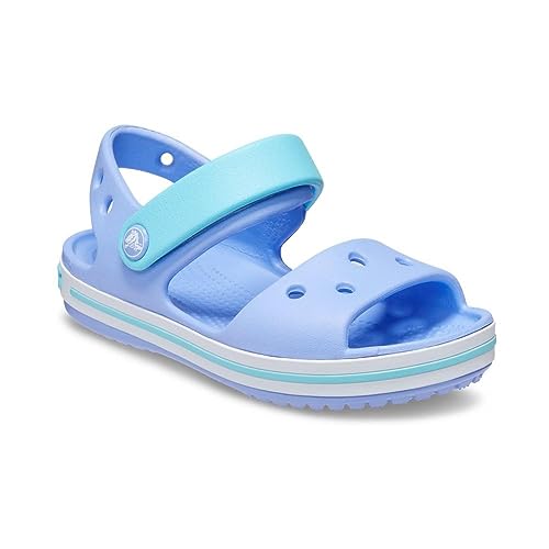 Crocs Kids Crocband Sandals, Moon Jelly, 6 Toddler