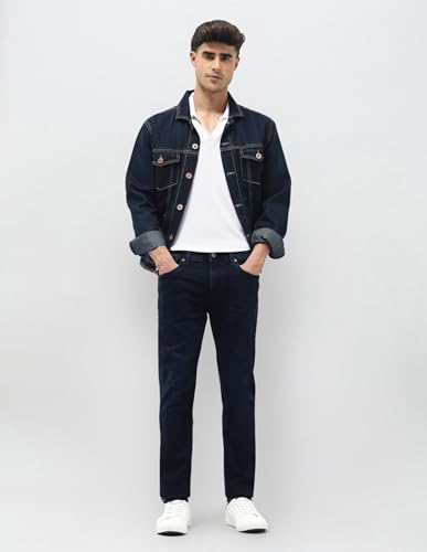 U.S. Polo Assn. Denim Co. Men's Brandon Slim Tapered Fit Blue Jeans (UDJEN1834_Blue_36)