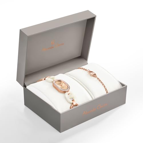 Alexandre Christie 2C04LHB Women's Iraya Collection Classic Quartz Watch with Bracelet (Silver)