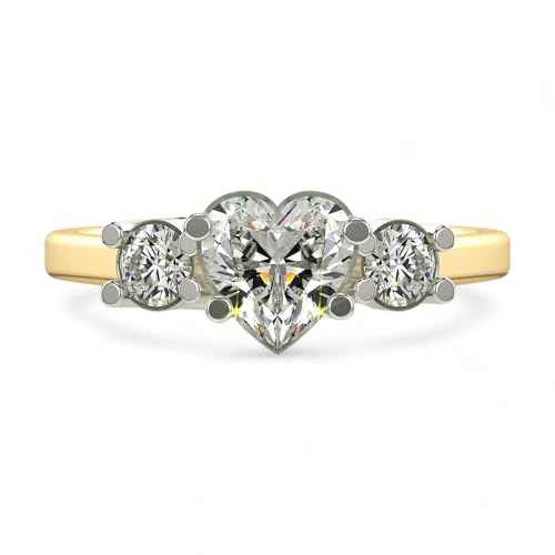 VALANOVA Hallmarked 18K Gold & Certified Lab Grown Diamond 1.03cts | Ring For Women's/Girls | Stylish & Elegant | VGR0461H | Ring Size: 7