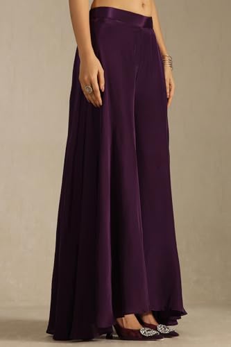 Soch Women's Tissue Kurta Suit Set (OWA5CD22227_Purple