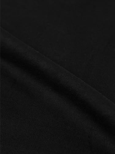 The Souled Store Emily in Paris: Croissant Women and Girls Short Sleeves Round Neck Black Embroidered Beaded Cotton Oversized Streetwear Casual Oversized T-Shirt