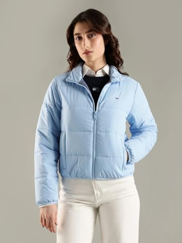 Tommy Hilfiger Women's A-Line Coat (F25JWOT014_Blue_L)
