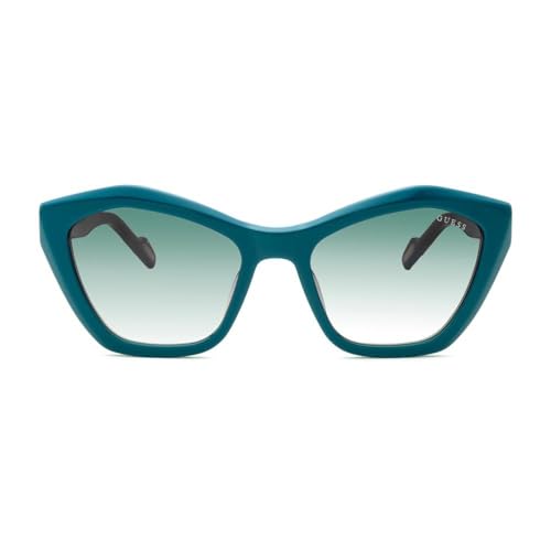 GUESS 100% UV protecetd | Gradient | Polarized | Medium | Full Rim | Cat Eye | Frame: Green | Lens: Green