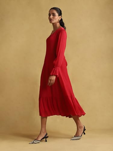 Ritu Kumar Pink Solid Dress