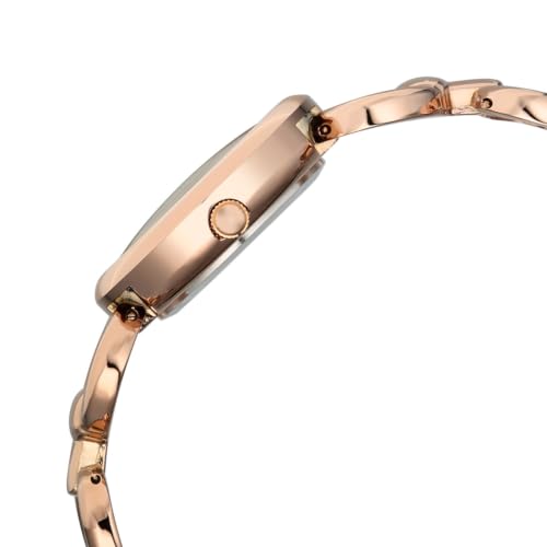 Fastrack Vyb Enigma Quartz Analog 3 Hands Green Dial Rose Gold Alloy Strap Watch for Girls - FV60159WM01W