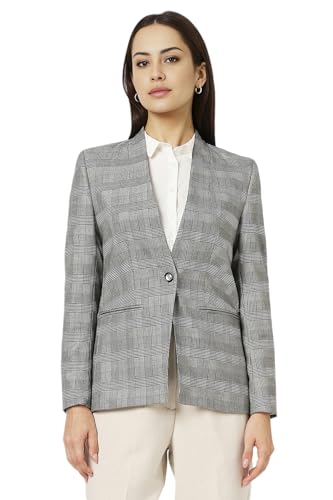 Van Heusen Women's Blazer (VWBZFRGFT69170_Grey