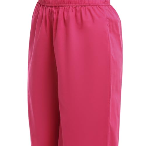 Biba Women Pink Modal Blend Layered Kurta Set_42