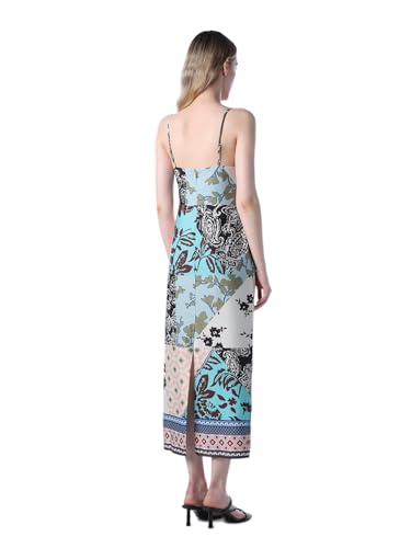 ONLY Women's Floral Print Fit and Flare Multicolor Dress