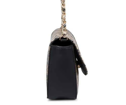 LOUIS STITCH Crossbody Sling Bag for Women | Textured Golden Mini Satchel Bag Purse for Women