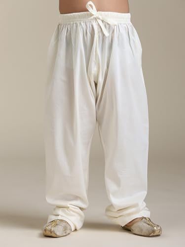 Manyavar Boys Viscose Blend Self Design Kurta Pyjama Set (2pcs)(6-8 years)