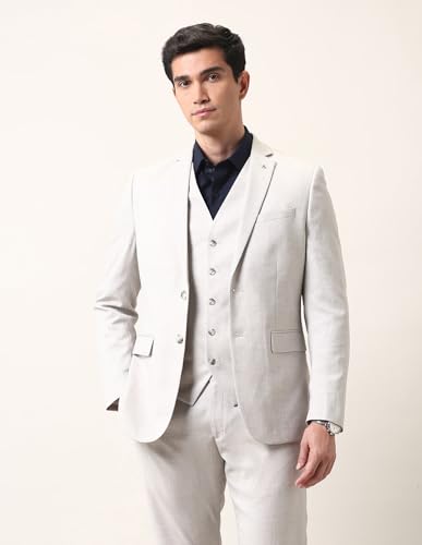 Arrow Men's Reversible Waistcoat Three Piece Ceremonial Suit Beige