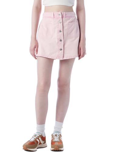 ONLY Women's Solid Flared Pink Skorts